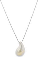MacRae 
Co. x SHARINA Faux Pearl Teardrop Pendant Necklace