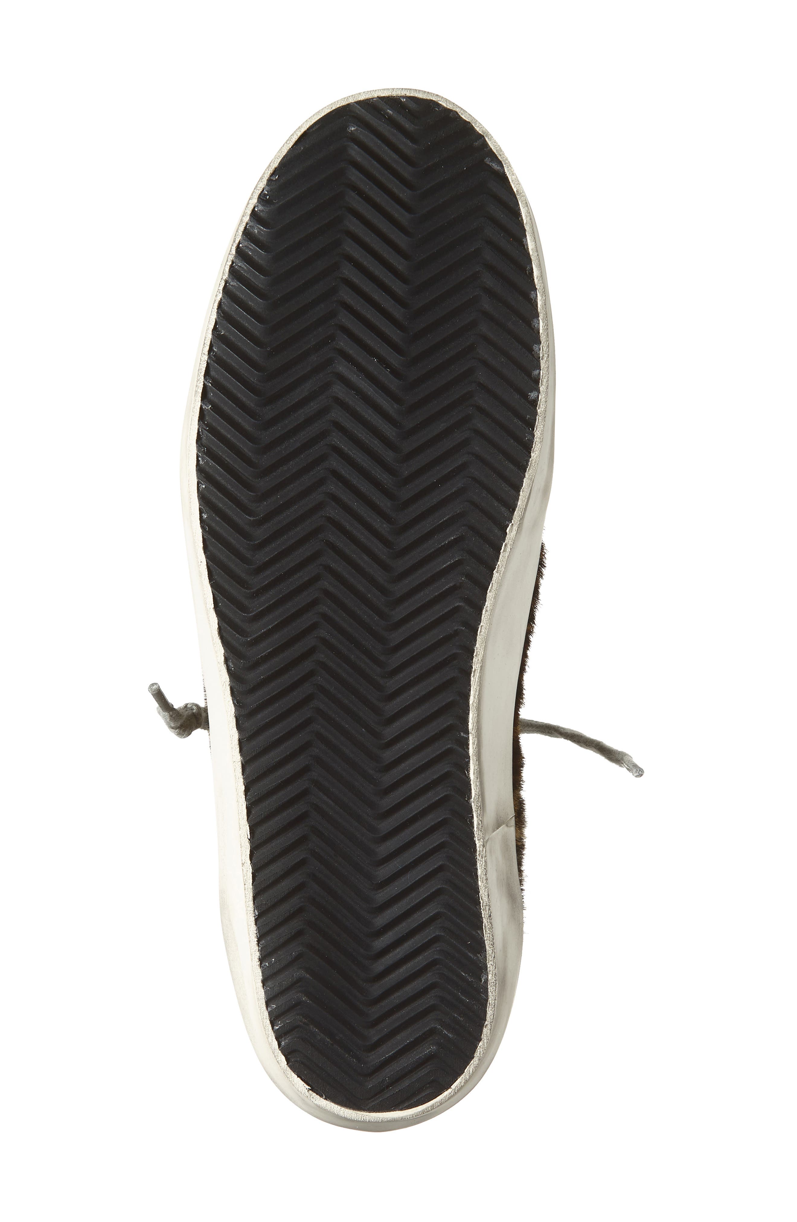 Golden Goose Mid Star Genuine Calf Hair Sneaker, Alternate, color, Leopard Print Calf Hair/Black