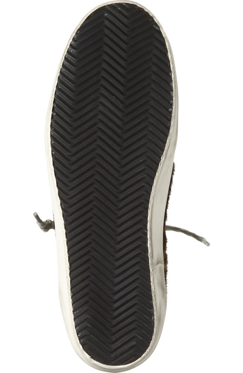Golden Goose Mid Star Genuine Calf Hair Sneaker, Alternate, color, Leopard Print Calf Hair/Black