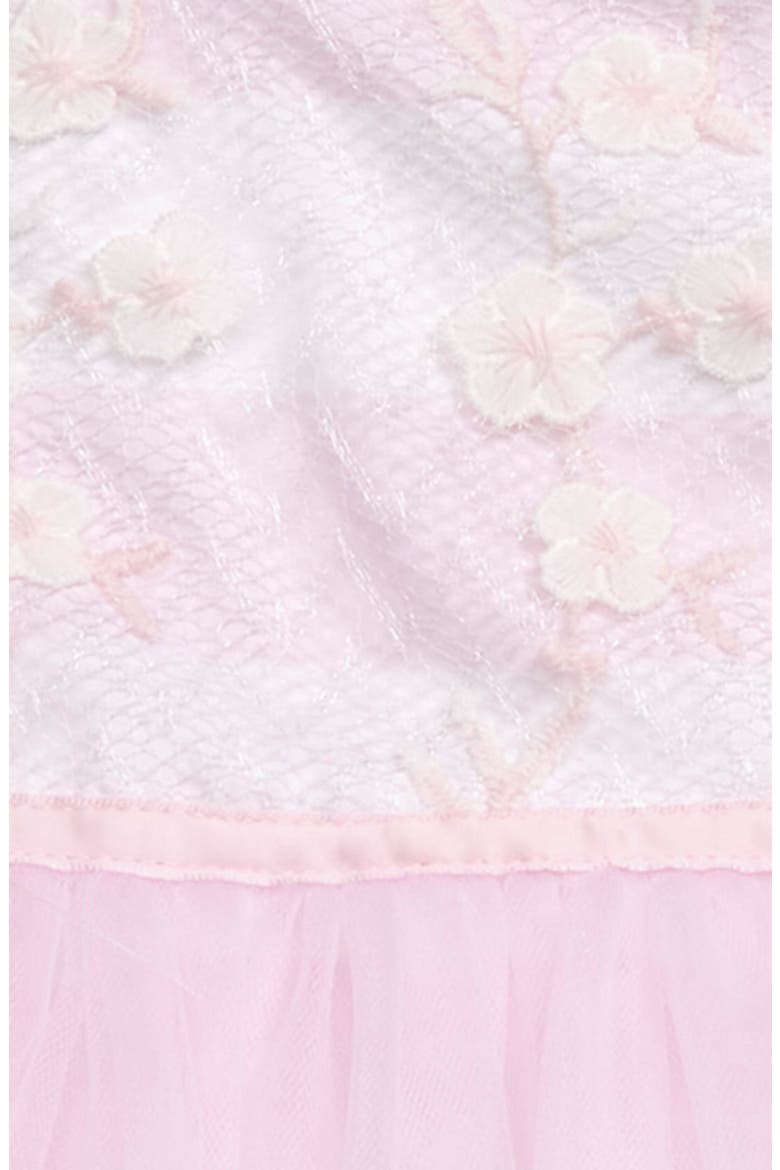 Fit & Flare Dress, Alternate, color, PINK/ WHITE