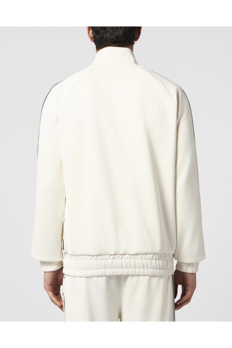Tracksuit Jacket Plein Deluxe Signature Signature Men, Alternate, color, OffWhite