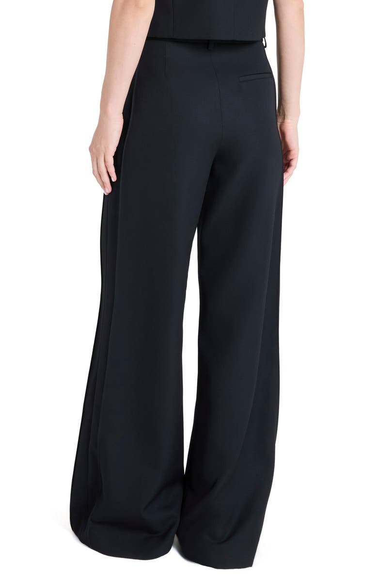 TWP Bond Street Virgin Wool Pants, Alternate, color, Black