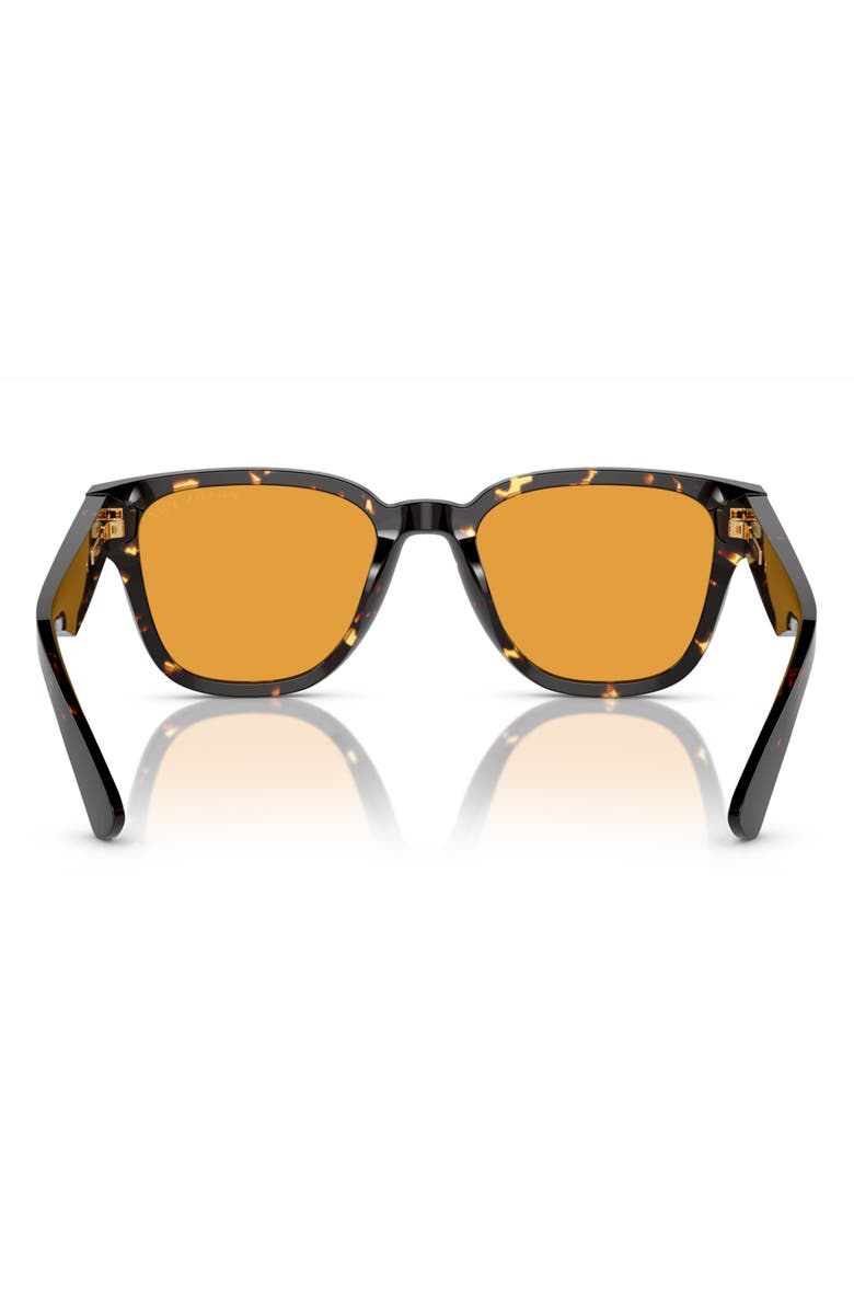 Prada 52mm Polarized Pillow Sunglasses, Alternate, color, 