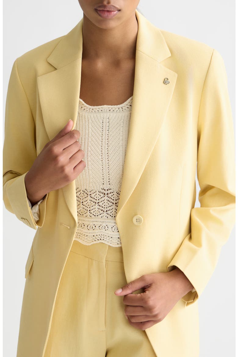One-Button Blazer, Alternate, color, PARSNIP