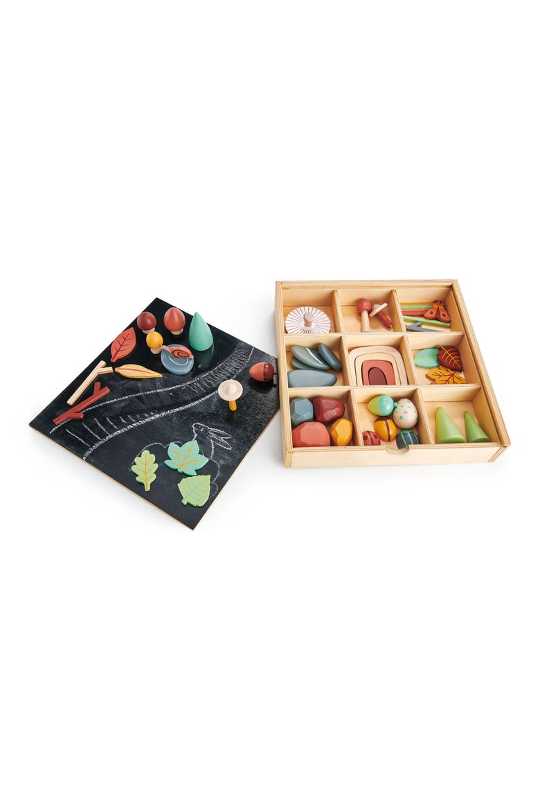 My Forest Floor Wooden Playset, Main, color, MULTI