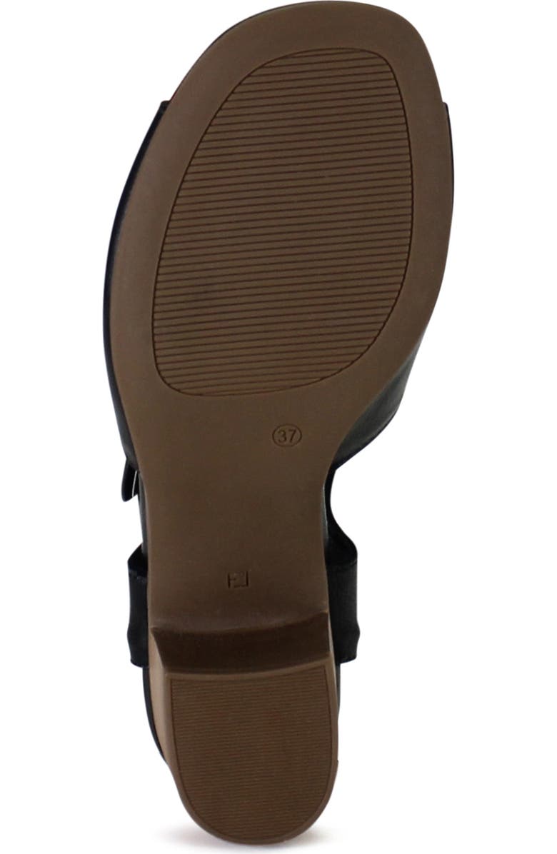 DibaTrue CORA LINE Leather Dressy Heeled Sandal, Alternate, color, Black