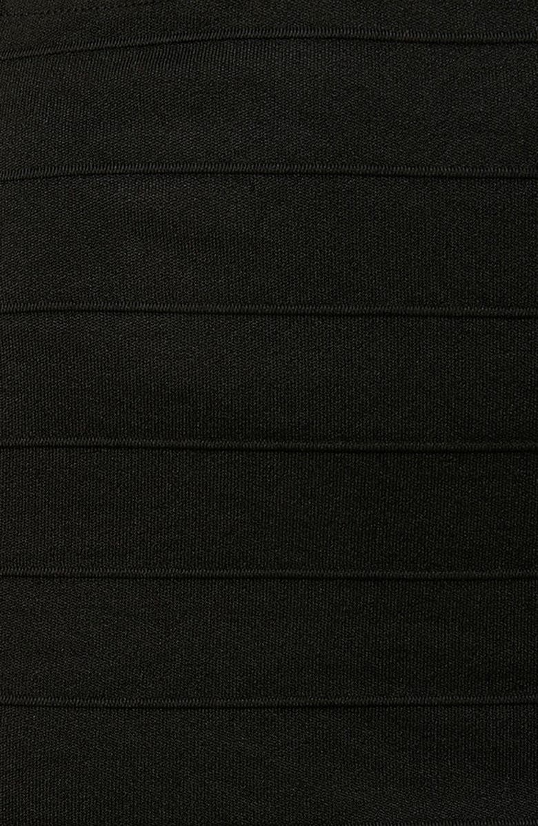 Topshop Graduated Rib Body-Con Skirt, Alternate, color,