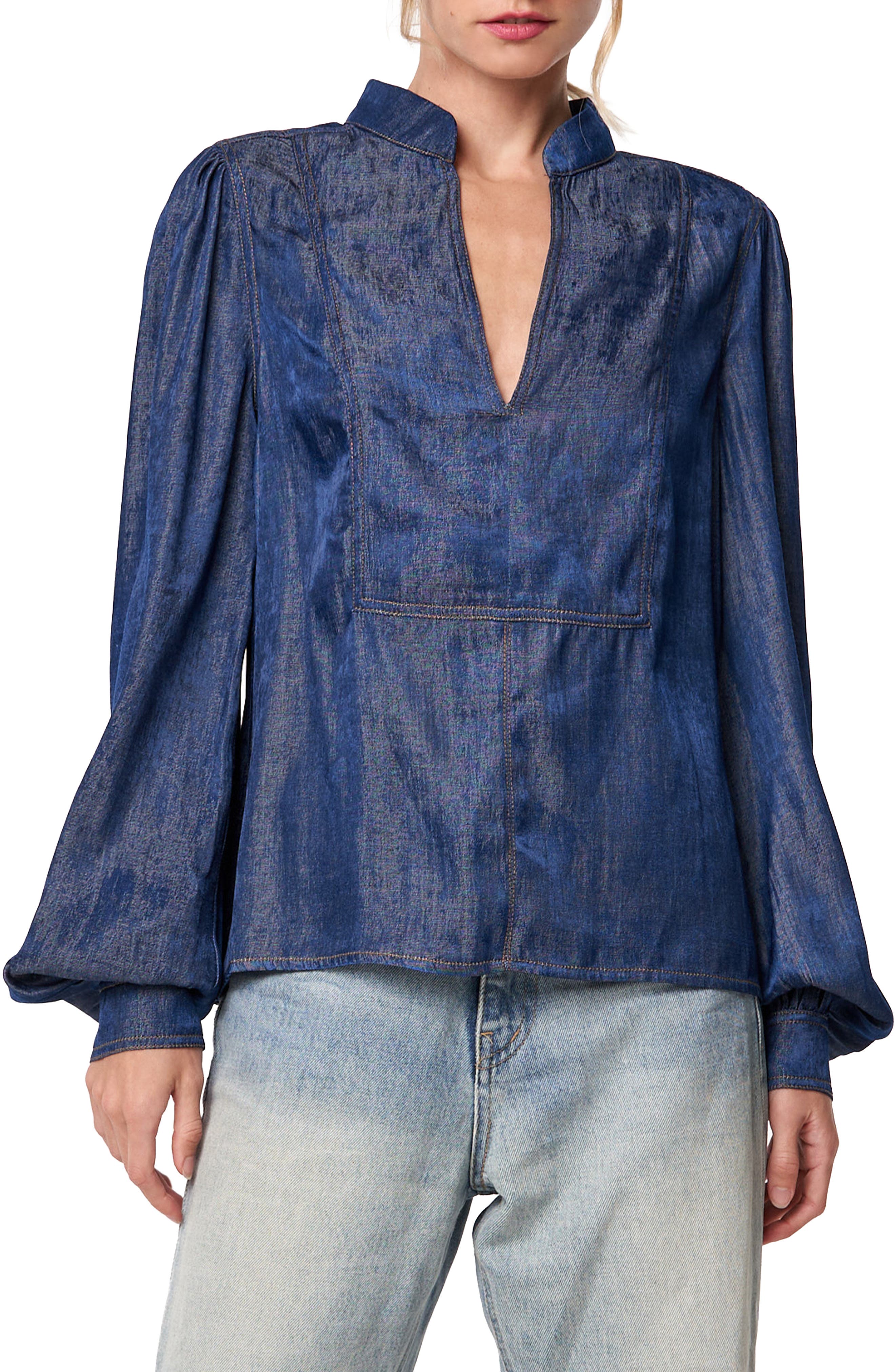 Xavia Split Neck Top
