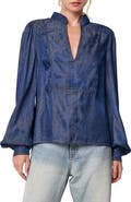 CIEBON Xavia Split Neck Top