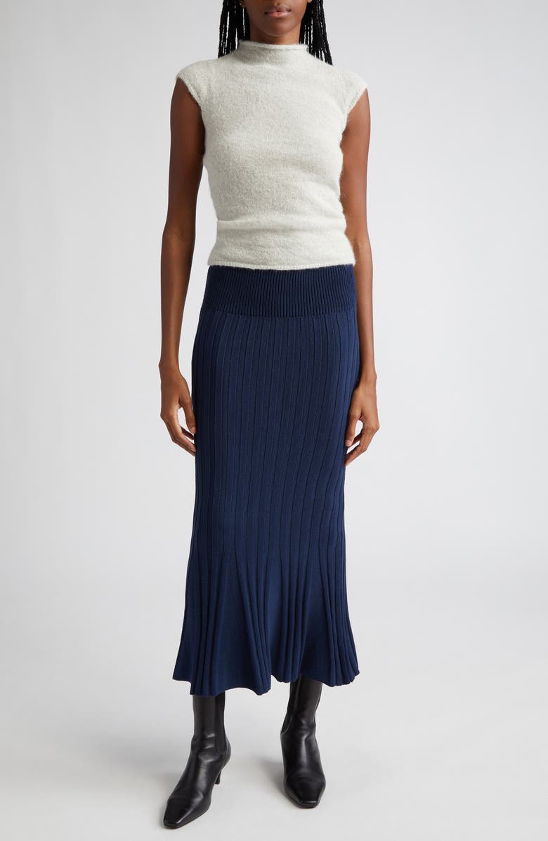 Paloma Wool Guidi Cap Sleeve Alpaca Blend Sweater, Alternate, color, 