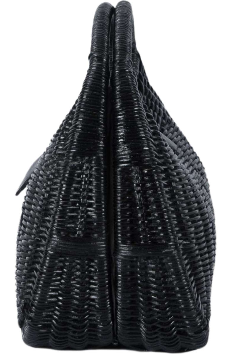 Jelavu Artemiss Rattan Half Moon Clutch, Alternate, color,