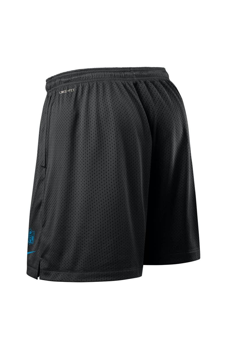 Nike Men's Nike Black Carolina Panthers Sideline Reversible Performance Shorts, Alternate, color, Black