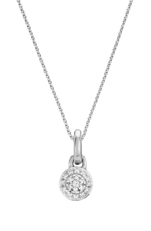Fiji Mini Diamond Button Pendant Charm