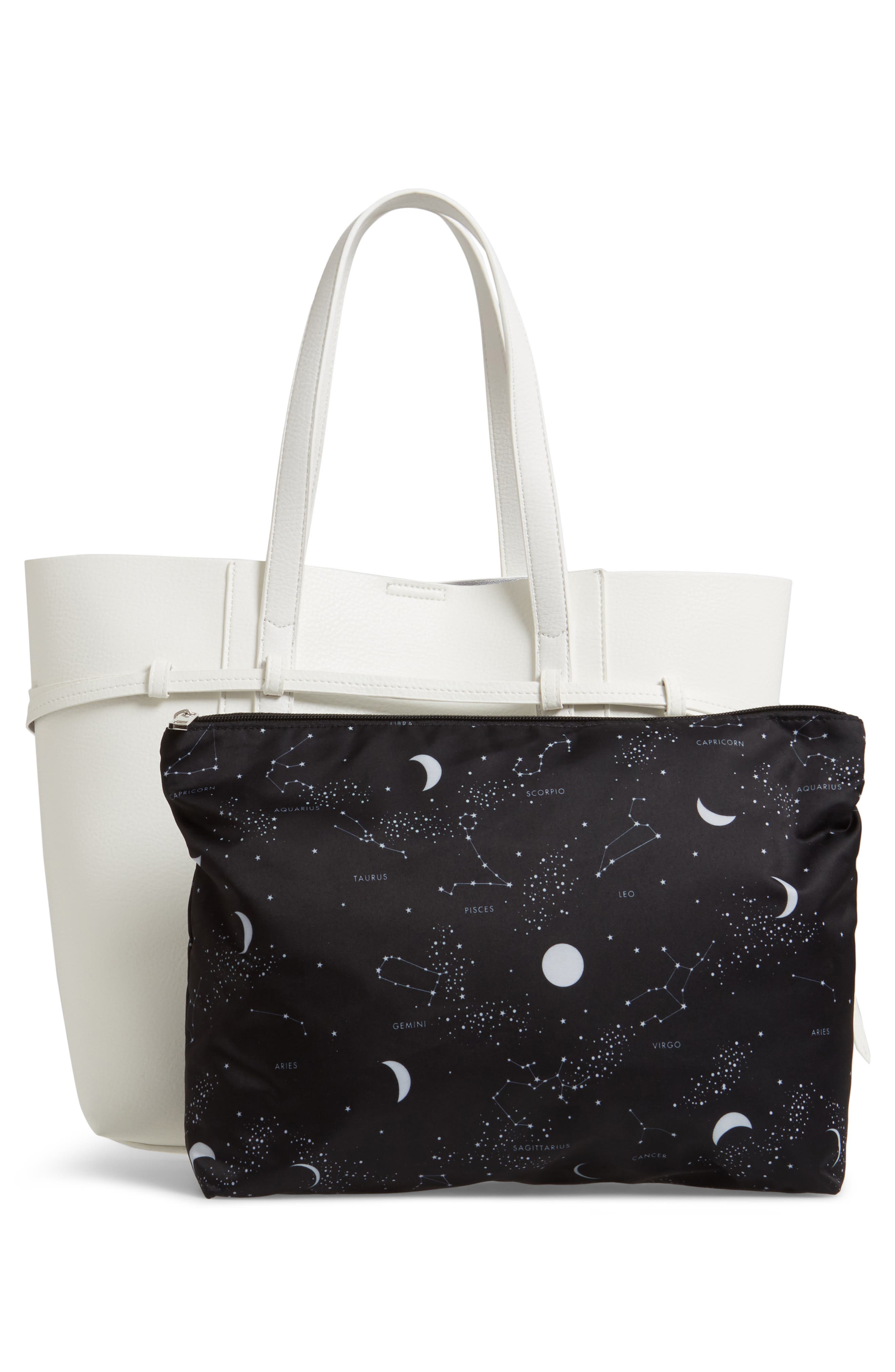 Malibu Skye Faux Leather Carryall Tote, Alternate, color, 