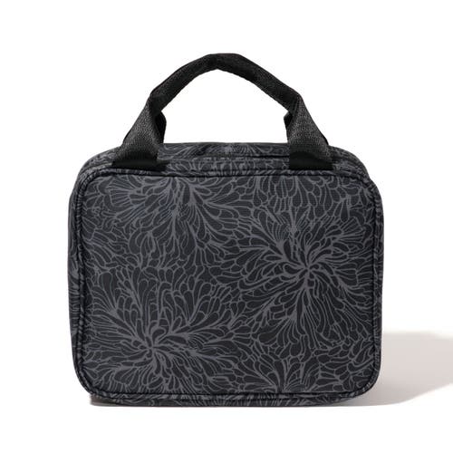 Baggallini Hanging Travel Toiletry Kit In Midnight Blossom