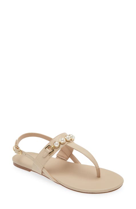 Crystal Buckle 75 Block Heel Sandal (Women)