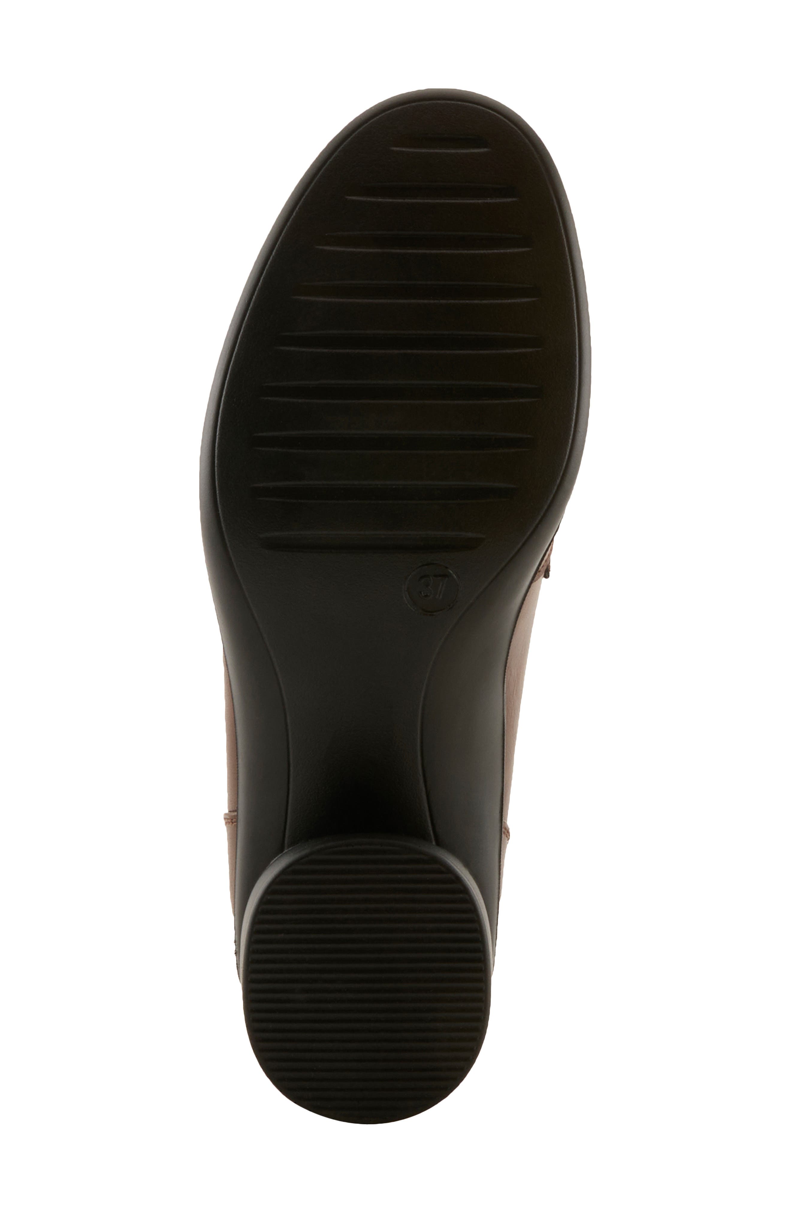 Calderoni Loafer Pump, Alternate, color, BROWN