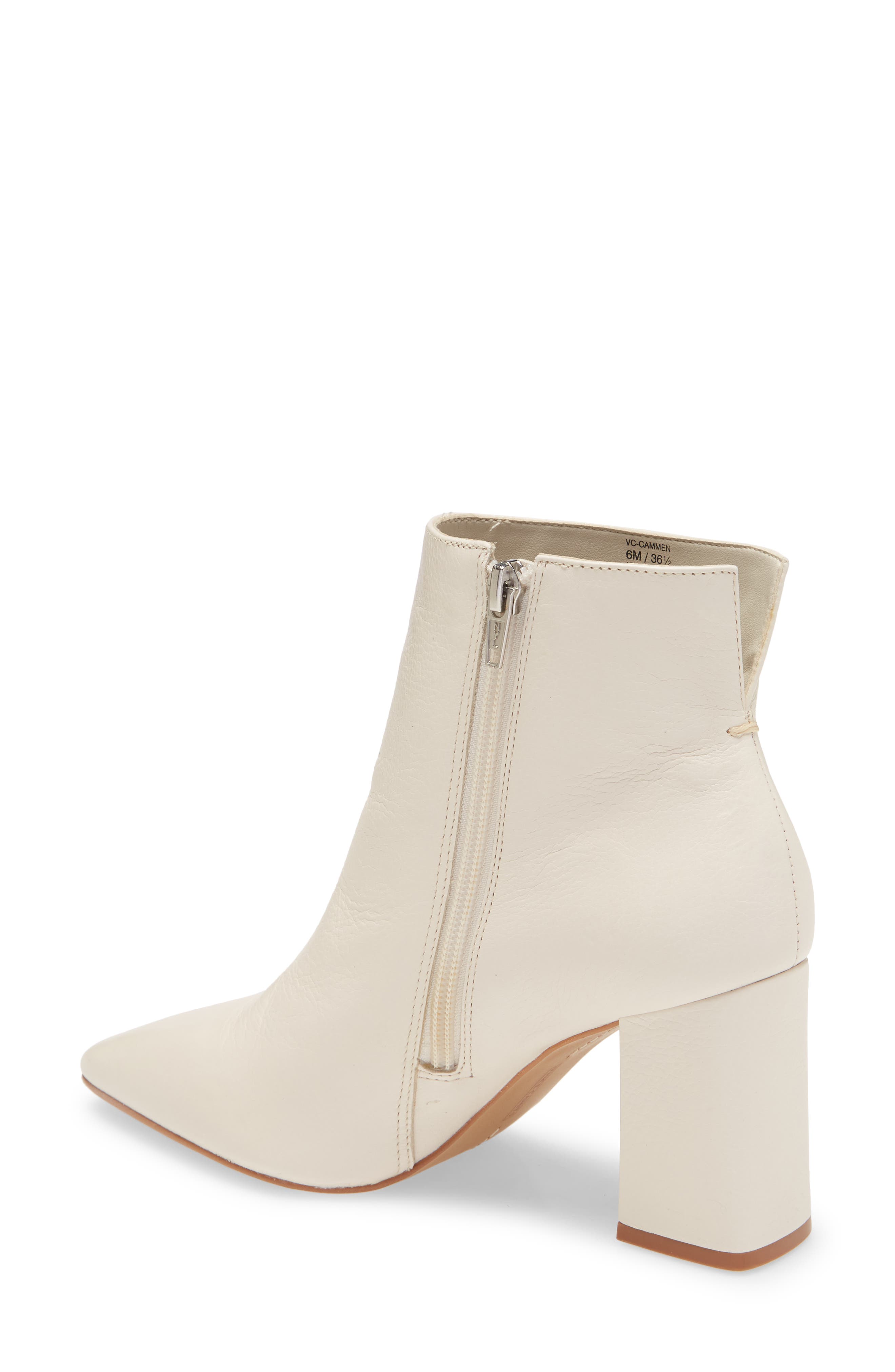 Cammen Pointed Toe Bootie, Alternate, color, FLUFF LEATHER