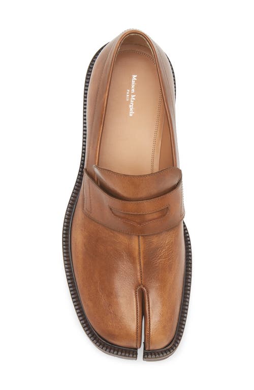 Maison Margiela Tabi County Penny Loafer In Safari Shade