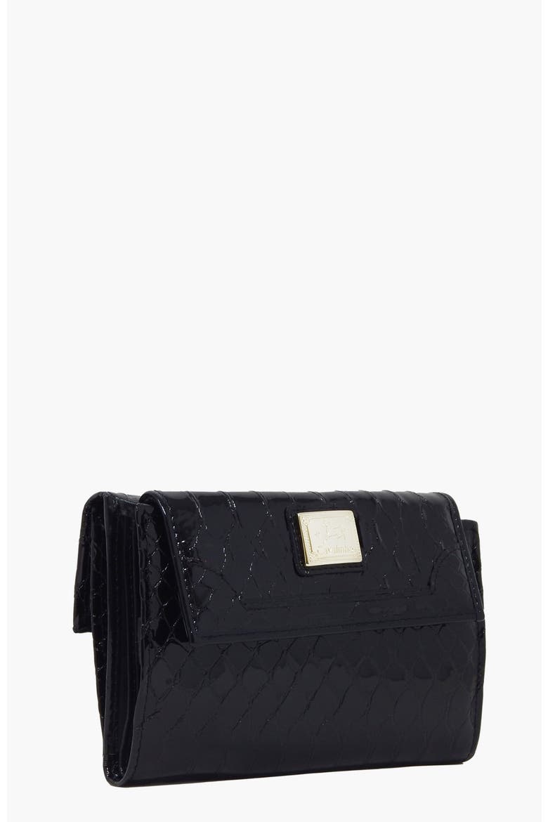 Gallop 204 Patent Leather Wallet, Alternate, color, Black