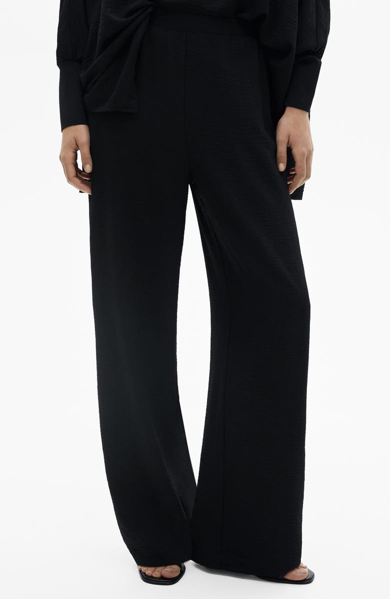 MANGO Straight Leg Knit Pants, Main, color,