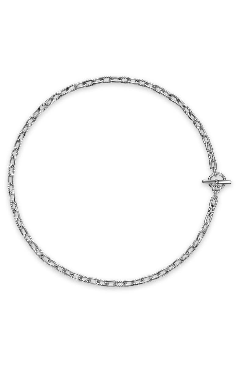 David Yurman Madison<sup>®</sup> Toggle Chain Necklace, Main, color, Sterling Silver