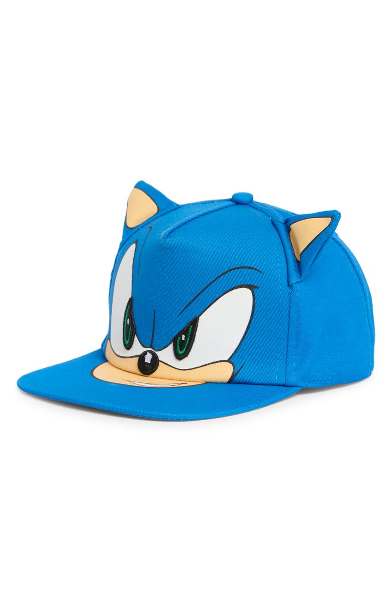 USPA ACCESSORIES Kids' Sonic 3D Ears Snapback Baseball Cap, Main, color, 