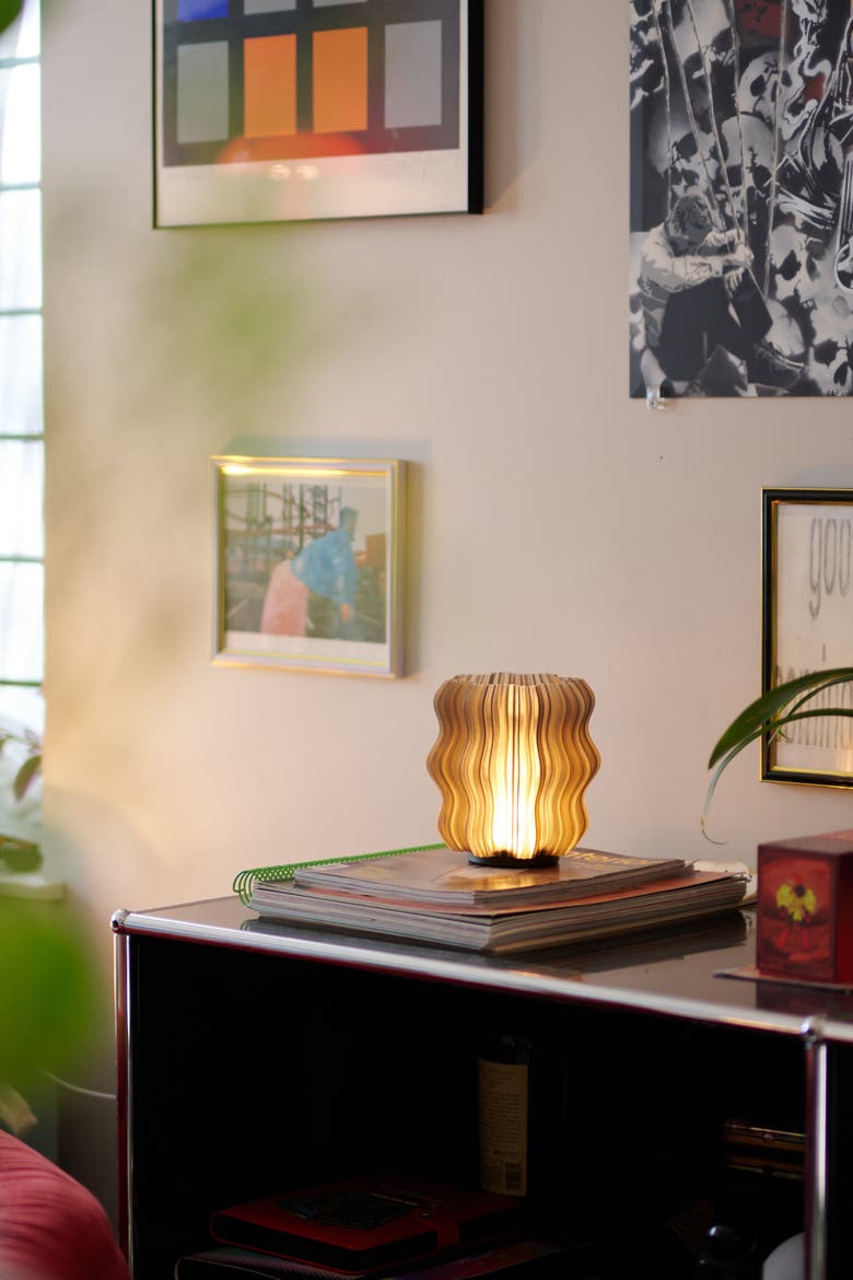 Mini Wavy Lamp, Alternate, color, Smoke