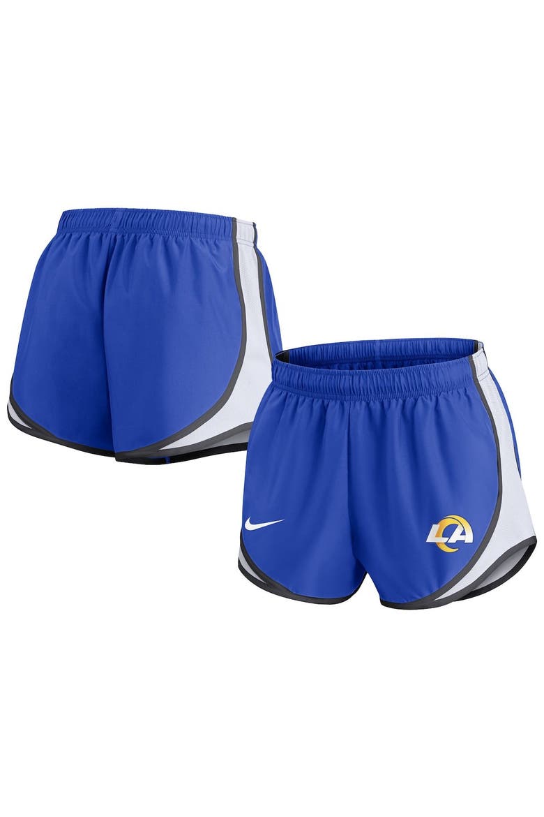 Women's Nike Royal Los Angeles Rams Performance Tempo Shorts, Main, color, Royal