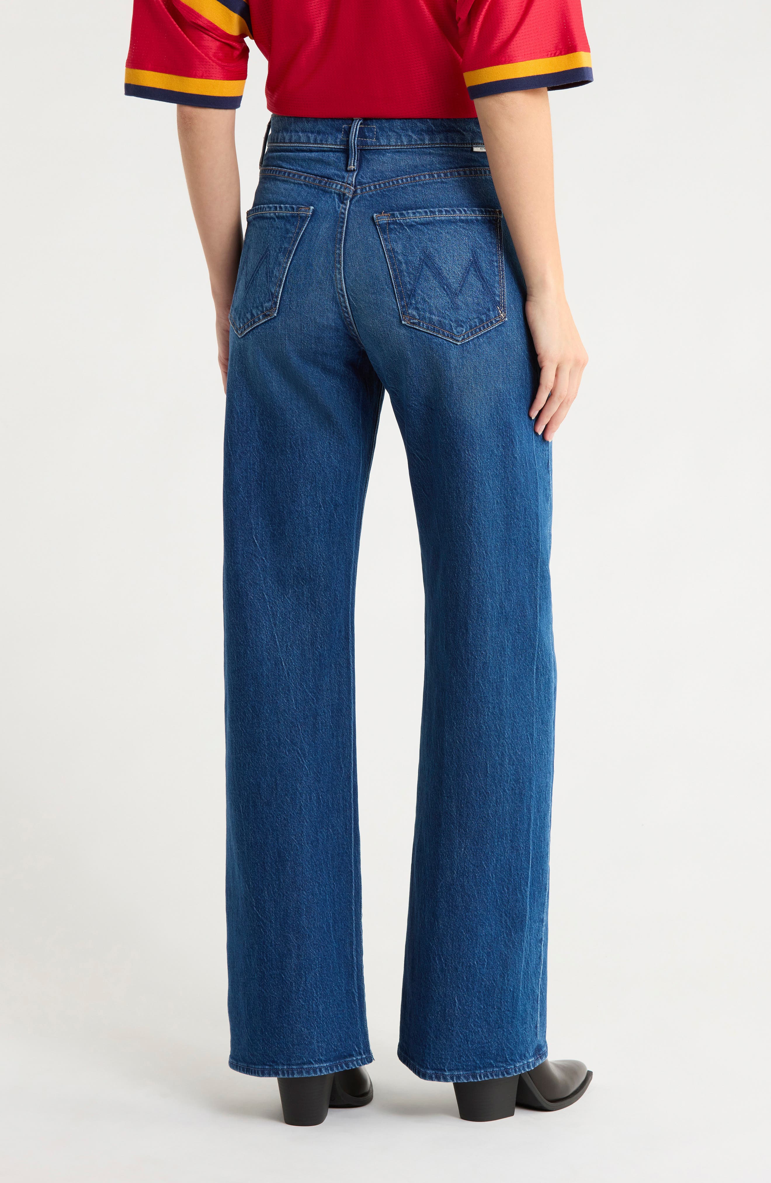 Checkerboard Duster Flood Jeans - image 2