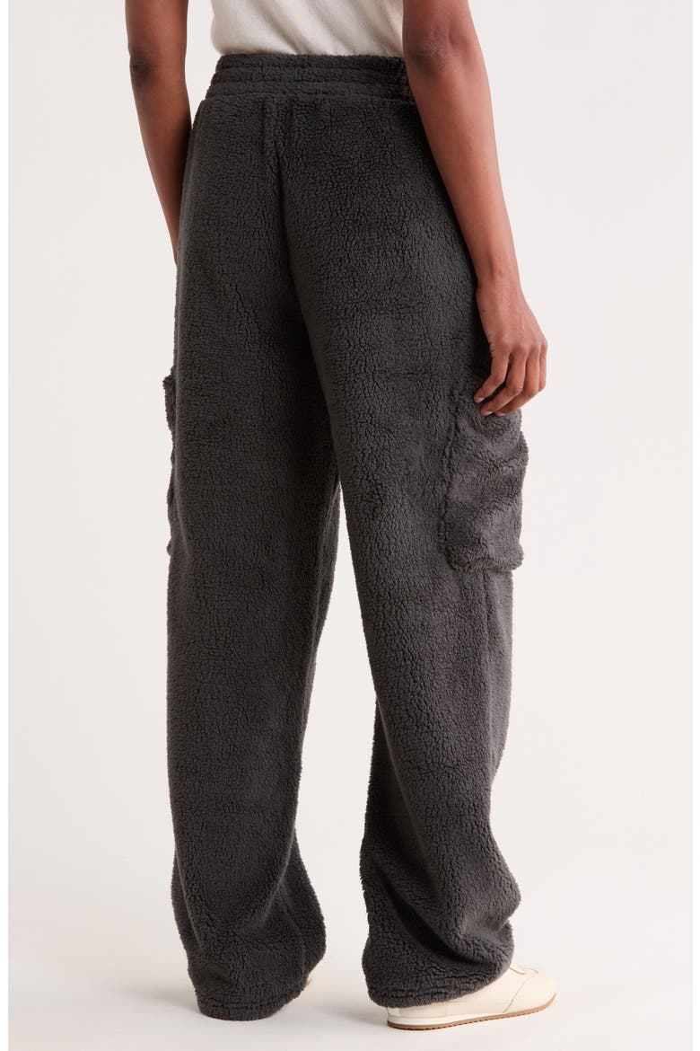 Nyisha UGGfluff Cargo Pants, Alternate, color, INK
