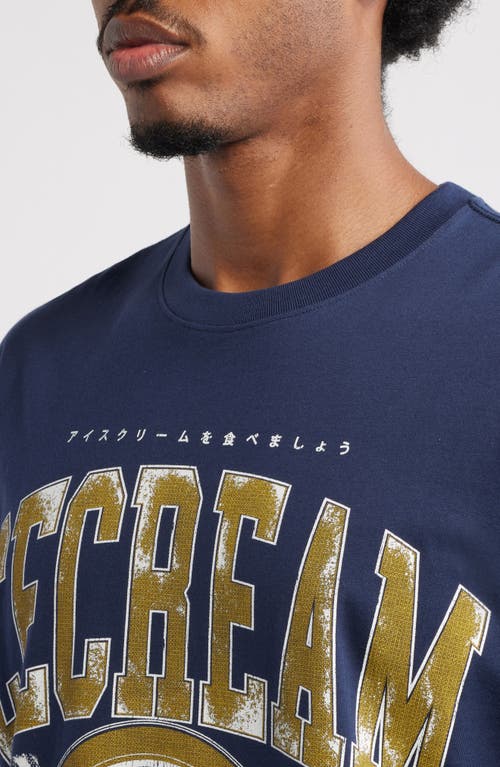 Icecream Decadence Graphic T-shirt In Blue