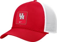 Nike Men's Nike Red Houston Cougars 2026 On-Field Rope Adjustable Trucker Hat