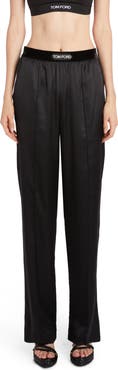 TOM FORD Stretch Silk Satin Pajama Pants