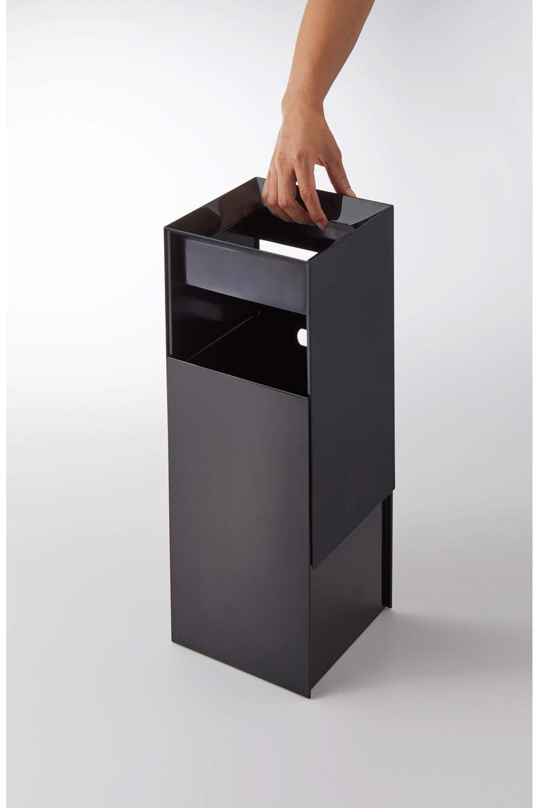 Trash Can, Alternate, color, BLACK