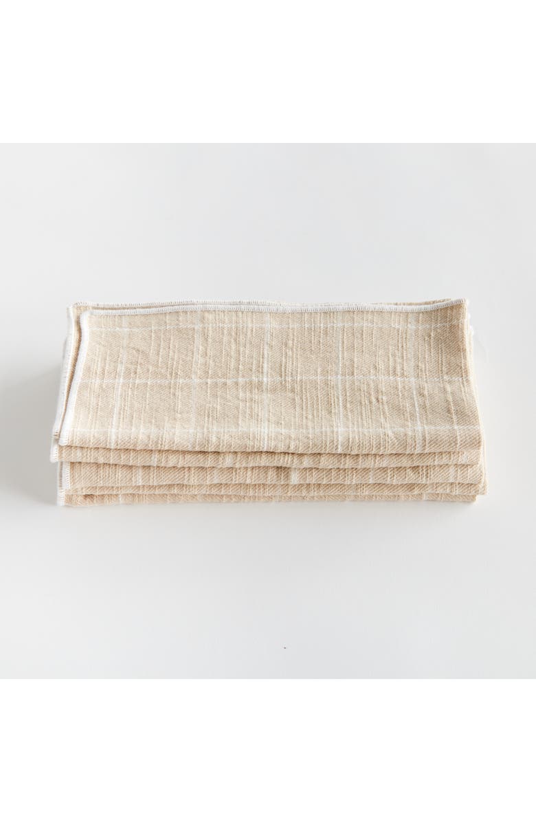 Napa Home & Garden Avery Napkins Set of 4, Alternate, color, Beige