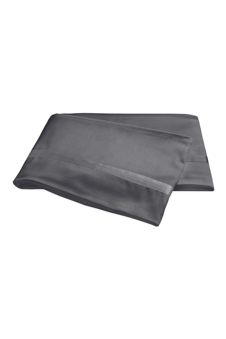 Nocturne Flat Sheet, Main, color, CHARCOAL