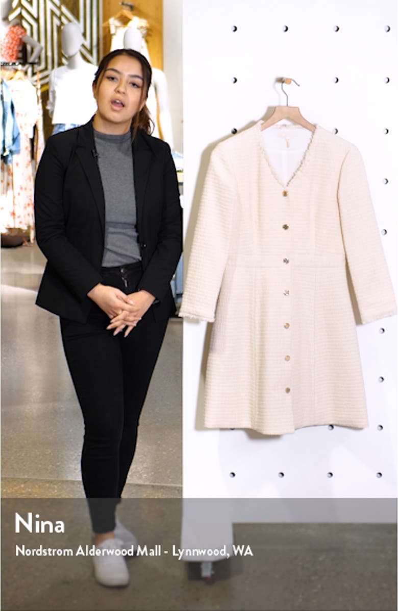 Ryzer Tweed Skater Dress, sales video thumbnail