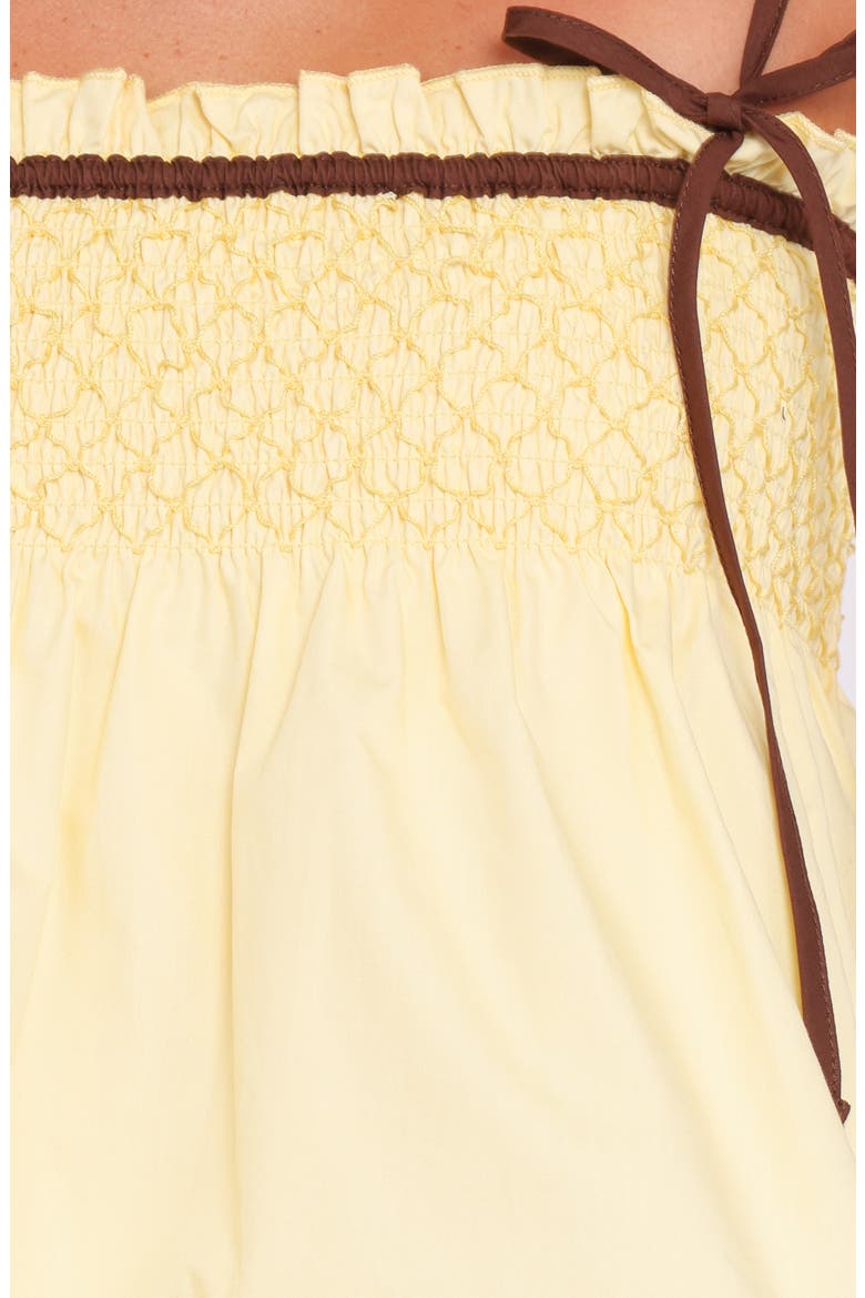 Mireille Babydoll Top, Alternate, color, LEMON