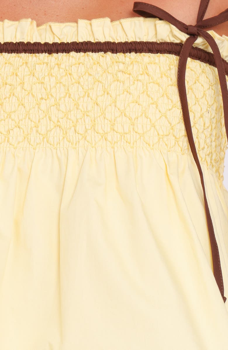 Petal & Pup Mireille Babydoll Top, Alternate, color, Lemon