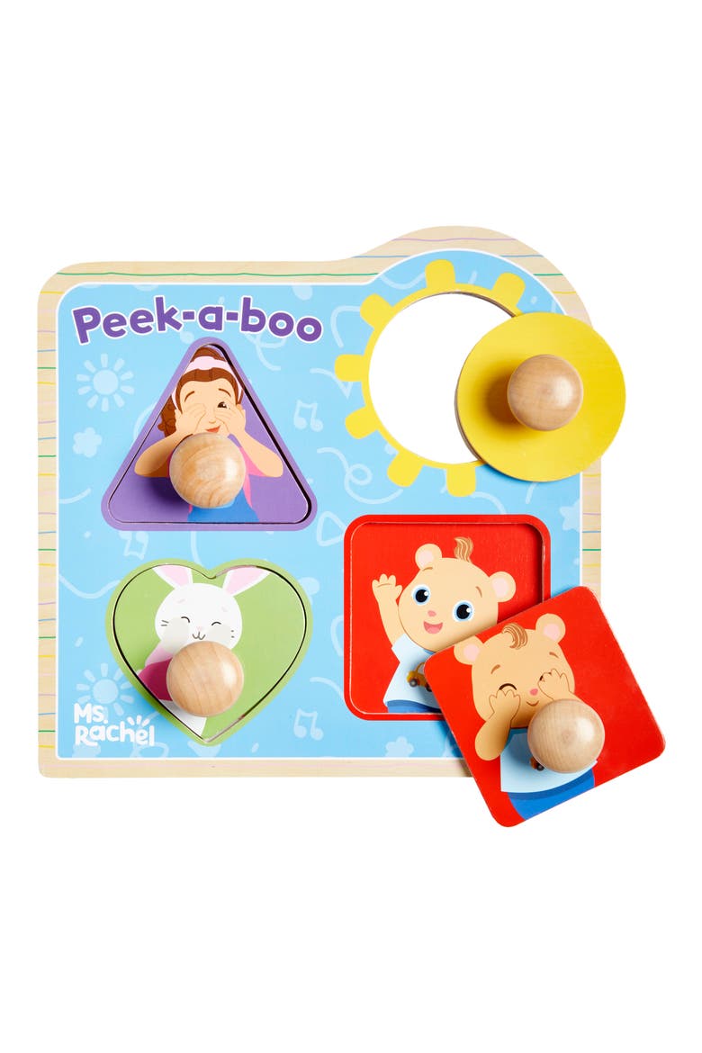 x Ms. Rachel Peek-a-Boo Jumbo Peg Puzzle, Alternate, color, NO COLOR