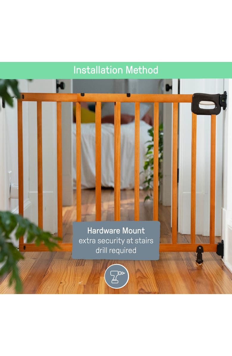 INGENUITY The Stairway 48W Series Pet and Baby Gate, Alternate, color, Natural