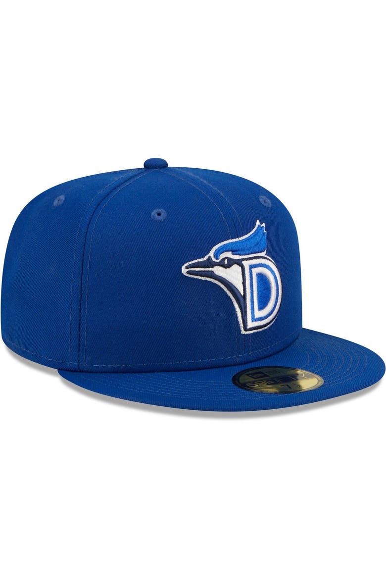Men's New Era Blue Dunedin Blue Jays Authentic Collection 59FIFTY Fitted Hat, Alternate, color, Blue