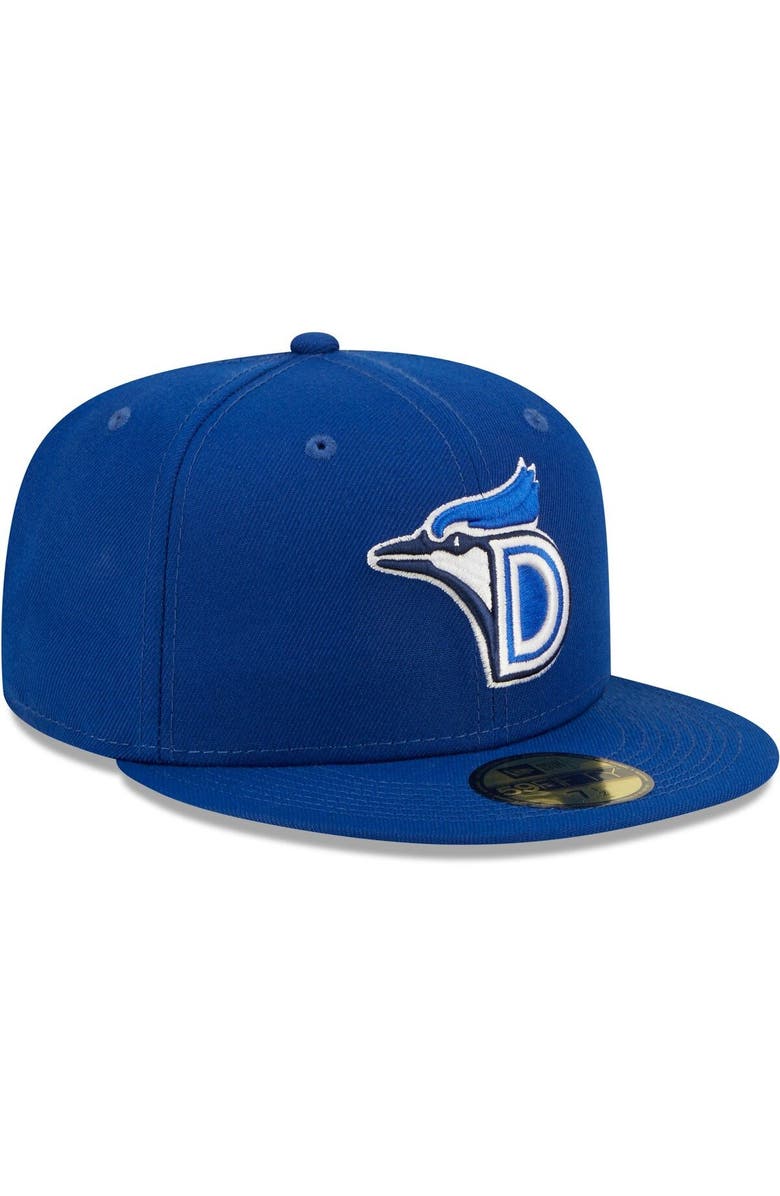 New Era Men's New Era Blue Dunedin Blue Jays Authentic Collection 59FIFTY Fitted Hat, Alternate, color,