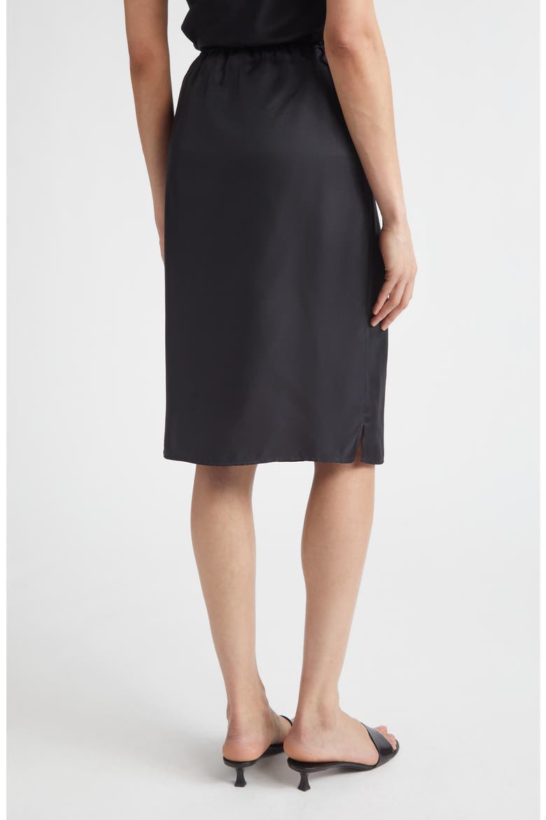 Vasali Silk Skirt, Alternate, color, BLACK