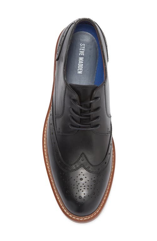 Steve Madden Eferm Wingtip Derby In Black