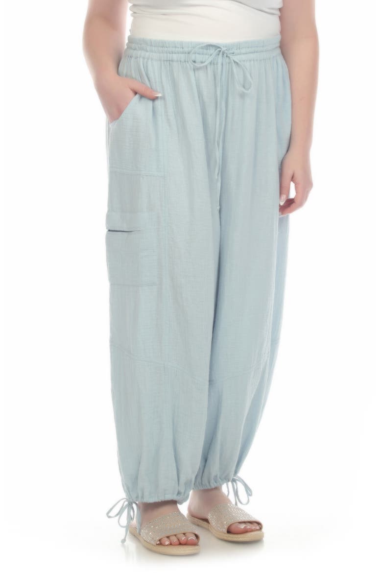 Cotton Parachute Pants, Alternate, color, CHAMBRAY