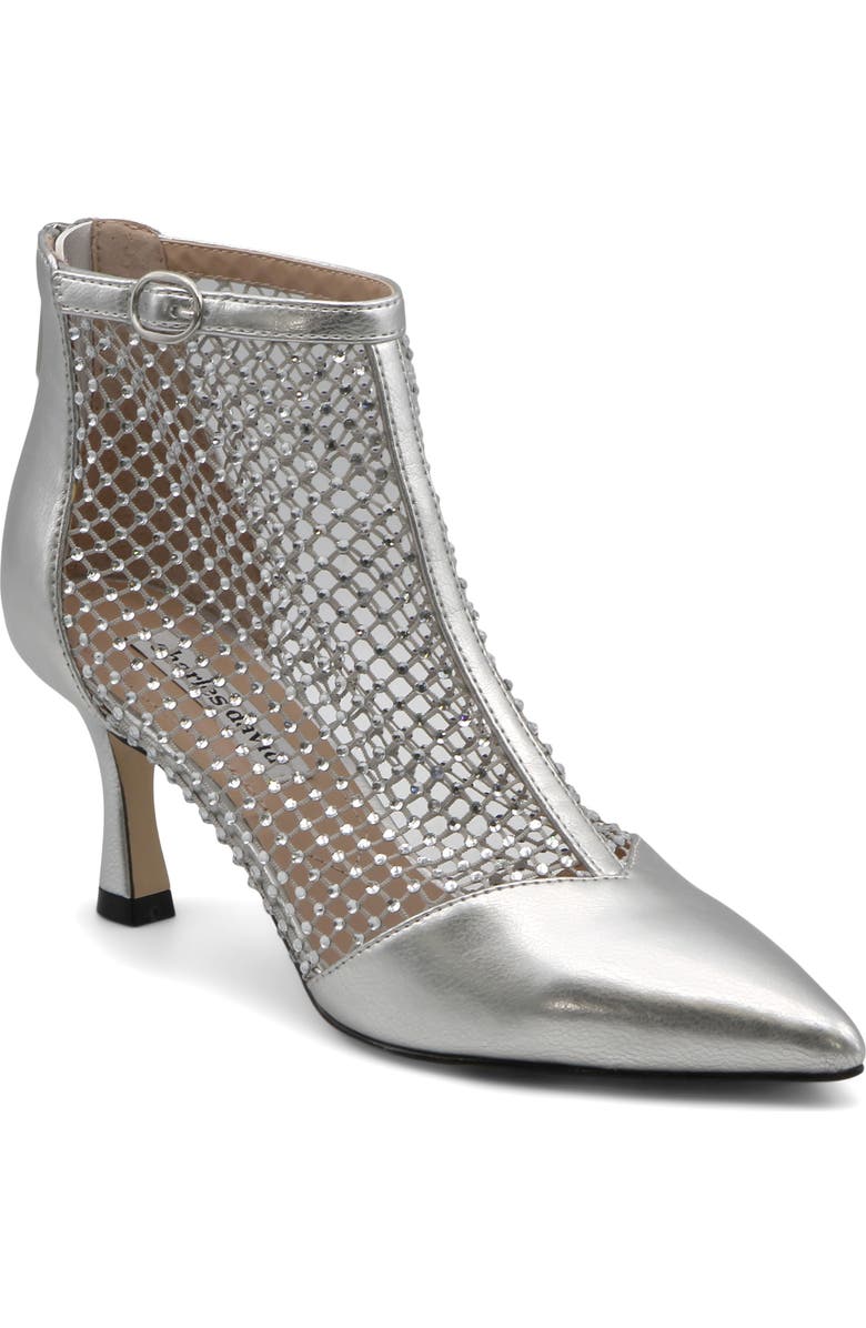 Charles by Charles David Arnie Crystal Embellished Bootie, Main, color, Silver