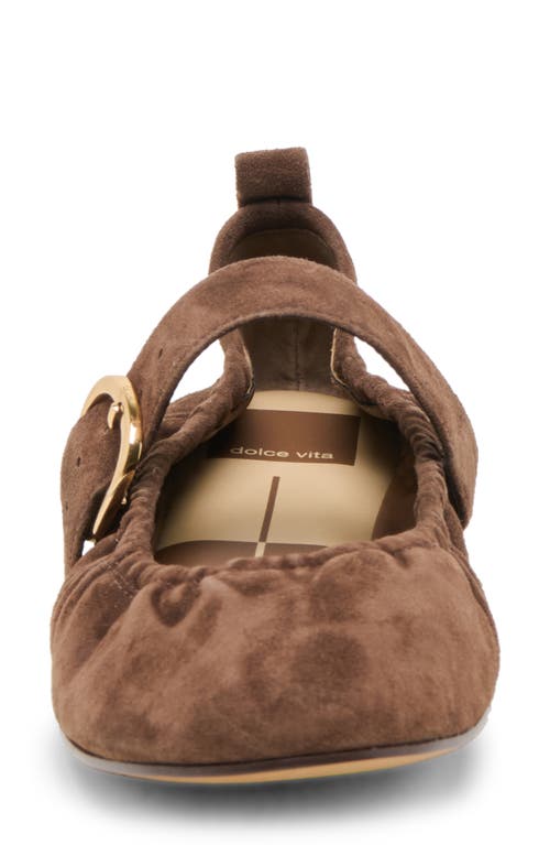Dolce Vita Caely Mary Jane Flat In Brown