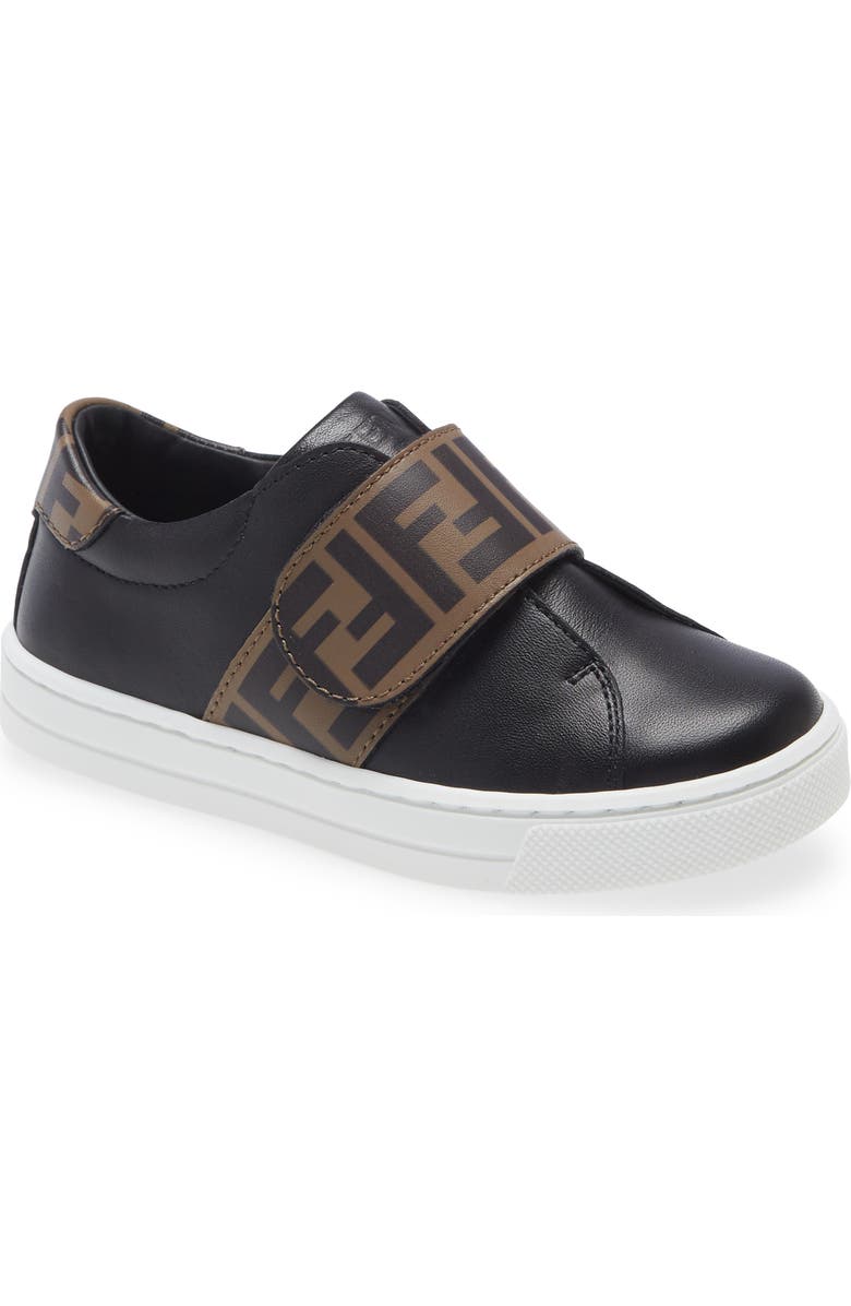 Fendi Kids' FF Logo Low Top Sneaker, Main, color,